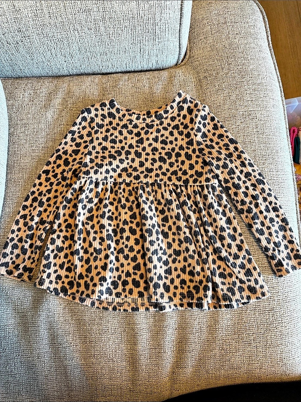 Cat & Jack Girls Animal Print Dress Size 3T Like New